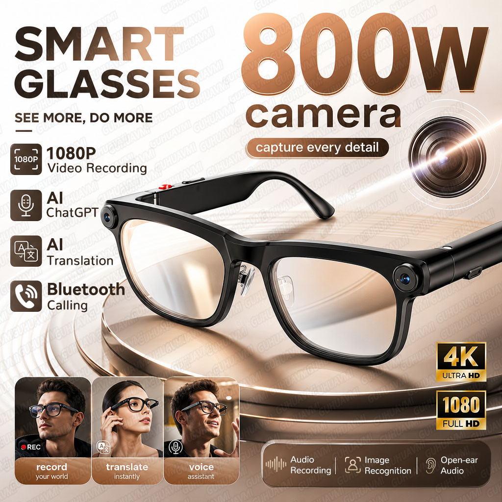 Smart Glasses Lens - New AI Smart Glasses with 8MP