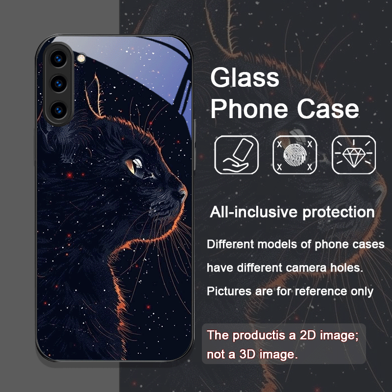 Black Personality Cool Cat Tem - Samsung Galaxy S24 ulasan dan harga